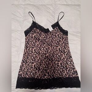 NWT White House Black Market Leopard Print Camisole